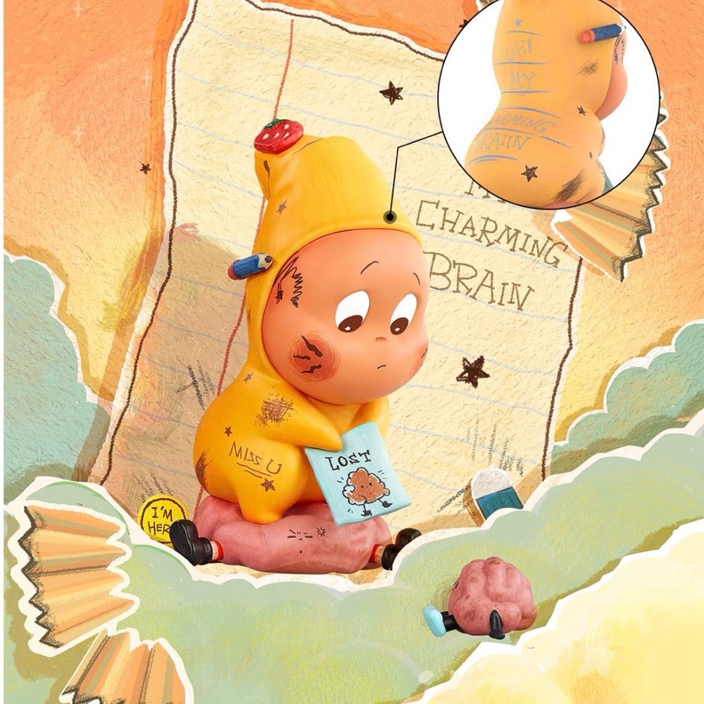 We Are Twinkle Twinkle Series Figure, *Where Is My Brain*, NEW